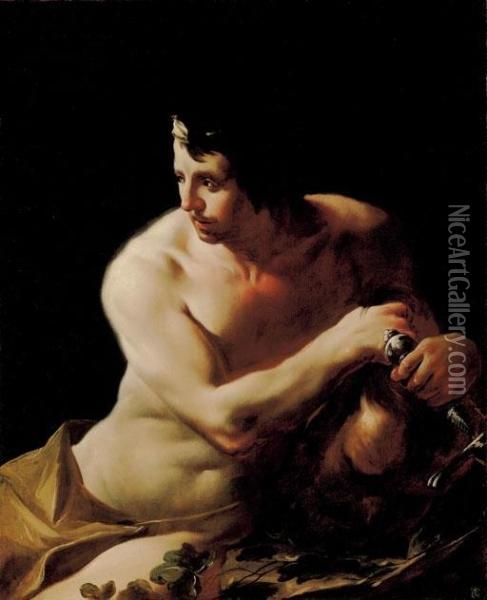 David Con La Testa Di Golia Oil Painting - Giovanni Battista Tiepolo
