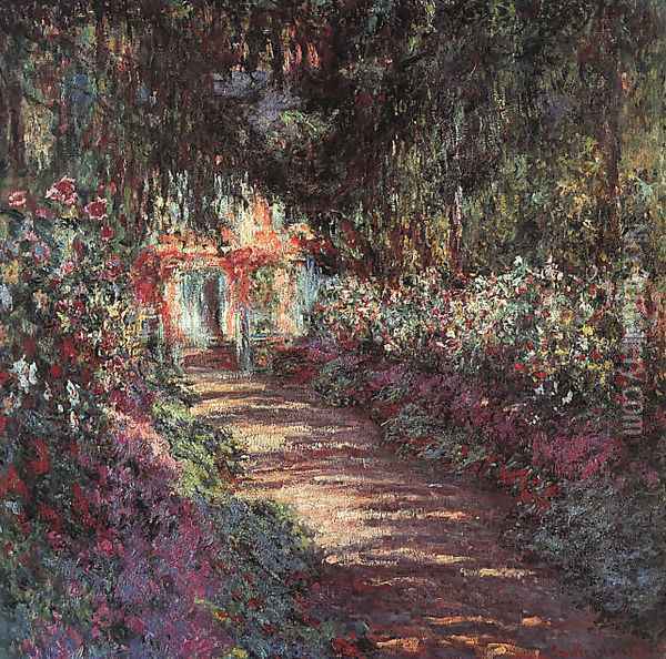 The garden in flower Oil Painting - Claude Oscar Monet