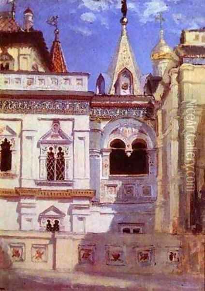 The Teremny Palace 1877 Oil Painting - Vasily Polenov