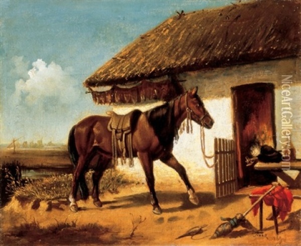 Pasztorora Oil Painting - Eduard Toeroek
