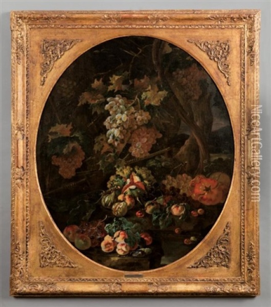 Natura Morta Oil Painting - Giovanni Paolo Castelli (lo Spadino)