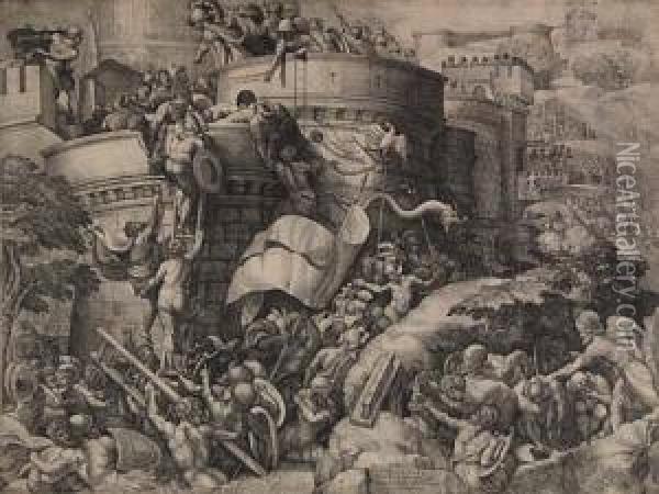 The Capture Of Carthage Oil Painting - Georg Pencz