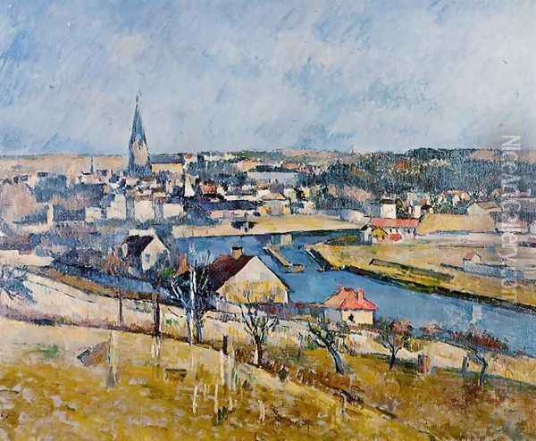 Ile De France Landscape2 Oil Painting - Paul Cezanne