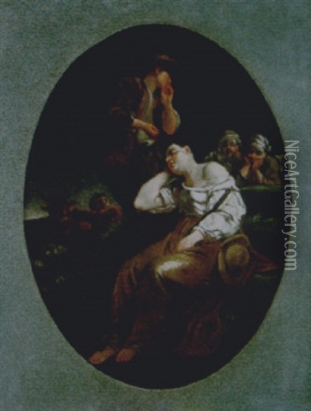 Il Sonno Oil Painting - Giuseppe Maria Crespi