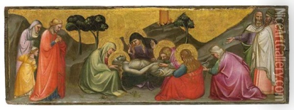 The Lamentation Oil Painting - Spinello Aretino