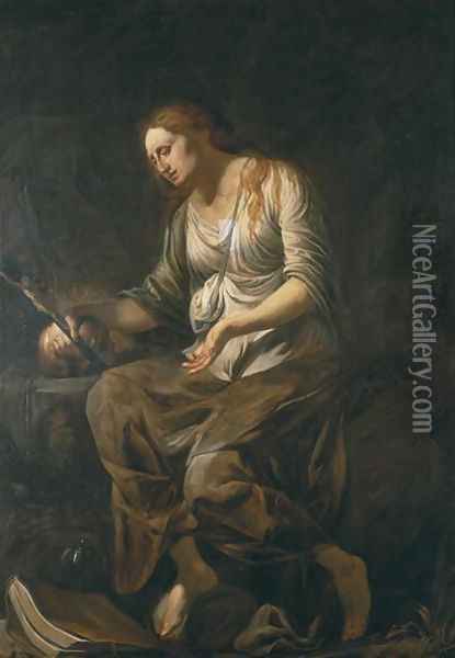 Mary Magdalene, c.1645-51 Oil Painting - Pasquale Chiesa