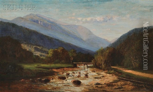 Mount Washington From Glen Road Jackson Oil Painting - Frank Henry Shapleigh
