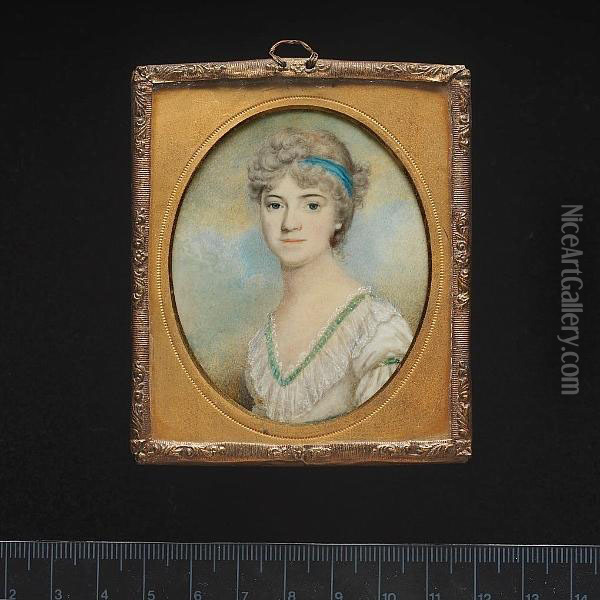 A Lady Oil Painting - Sir George Hayter
