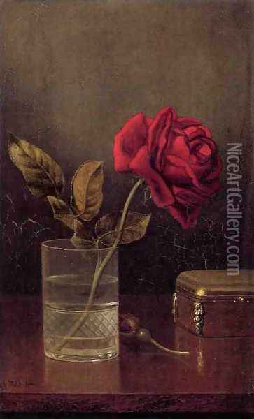 The Queen Of Roses Oil Painting - Martin Johnson Heade