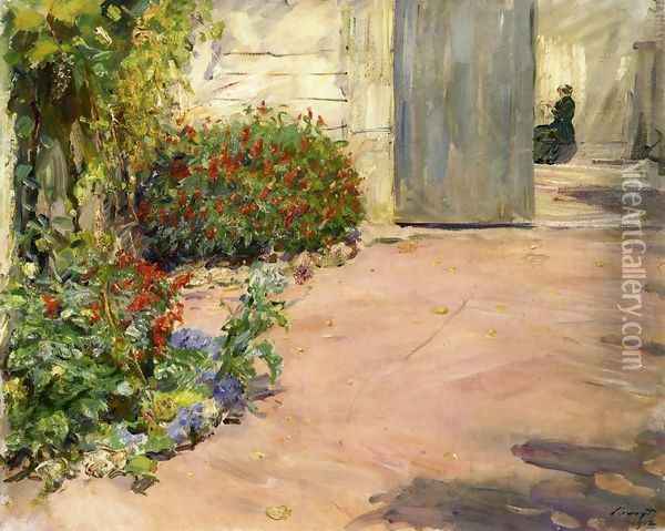 Summer House Garden Oil Painting - Max Slevogt