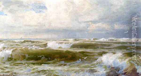 Seascape VI Oil Painting - William Trost Richards