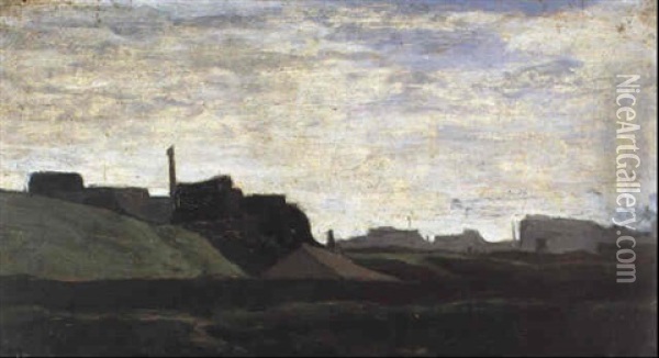Paysage D'usines Oil Painting - Claude Monet
