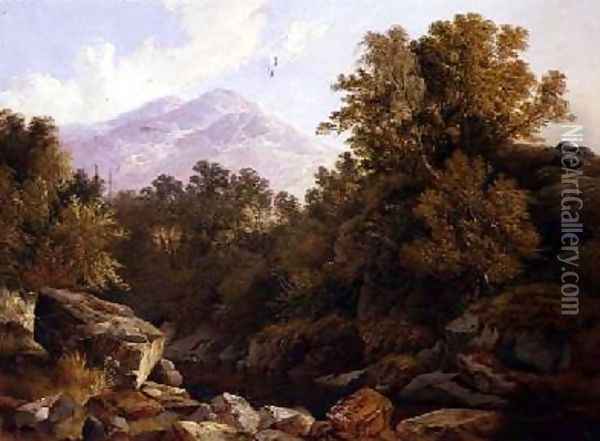 River Tallock Oil Painting - John Berney Ladbrooke