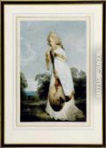 Miss Farren Countess Of Derby Oil Painting - Sir Thomas Lawrence
