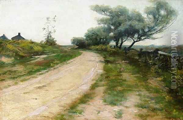 The Road to the Coast, 1885 Oil Painting - Alexander Thomas Harrison