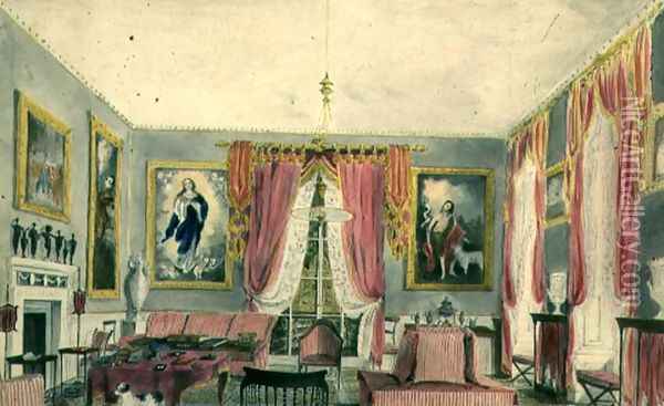 The Drawing Room Oil Painting - Lili Cartwright
