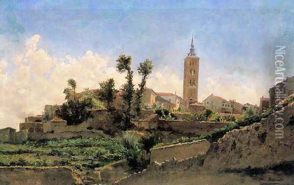 Paisaje de Segovia Oil Painting - Aureliano de Beruete y Moret