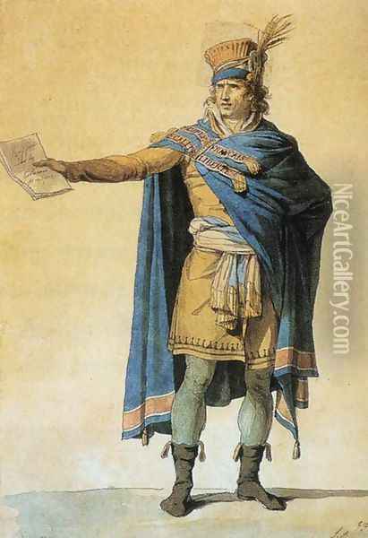 The Representative of the People on Duty Oil Painting - Jacques Louis David