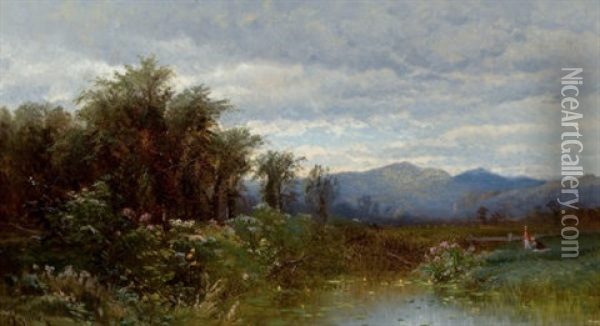 North Conway, New Hampshire Oil Painting - Alfred Thompson Bricher