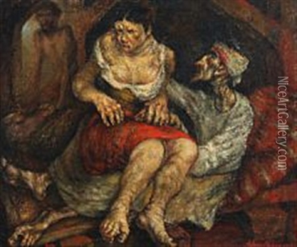Maritornes (don Quijote) Oil Painting - Klaus Carl Friedrich Richter