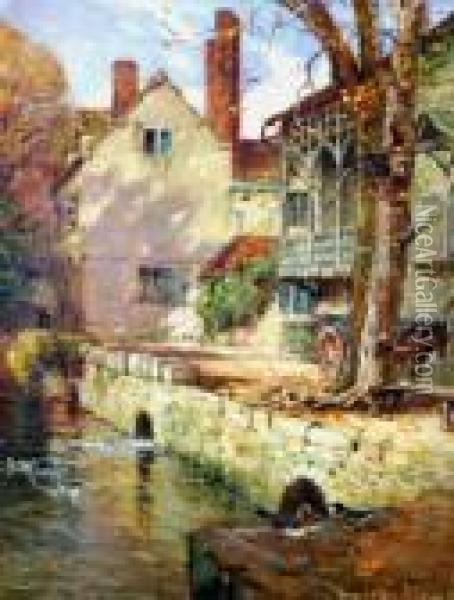 Guys Cliffe, Warwick Oil Painting - Frederick William N. Whitehead