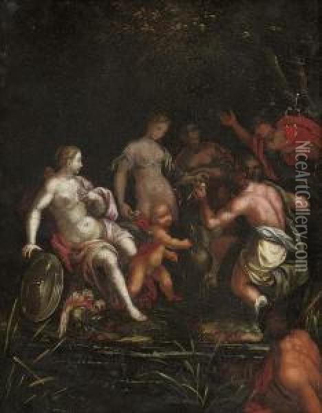 The Judgement Of Paris Oil Painting - Bartholomaeus Spranger