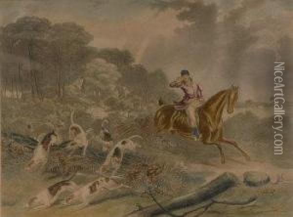 The Fox Chase Oil Painting - Francis Calcraft Turner