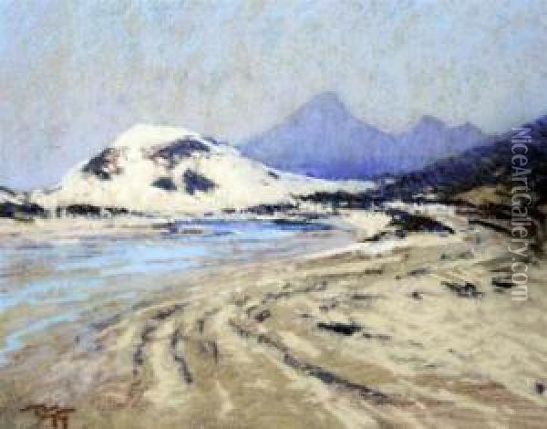 Fishhoek Bay, Cape Colony Oil Painting - Robert Gwelo Goodman
