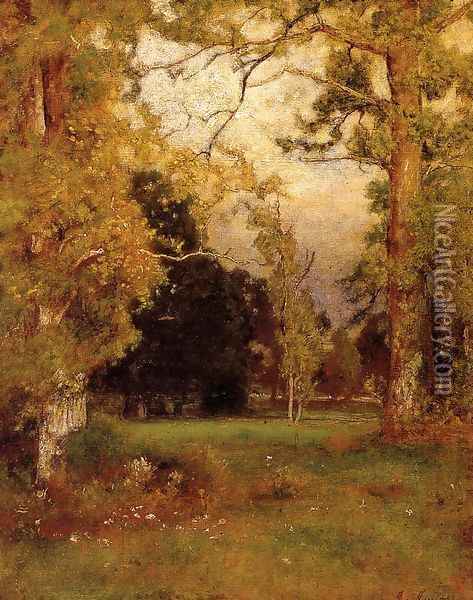 Late Afternoon Oil Painting - George Inness