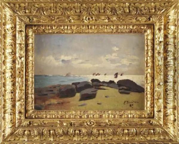 Marine Oil Painting - Emile Jourdan