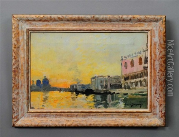 Venice Oil Painting - Maurice Bompard