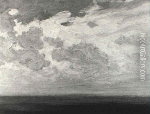 Summer Clouds Oil Painting - James Edward Hervey MacDonald