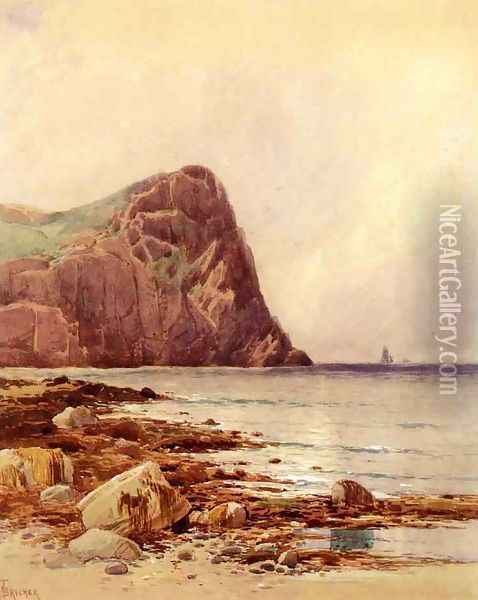 Rocky Coast Oil Painting - Alfred Thompson Bricher