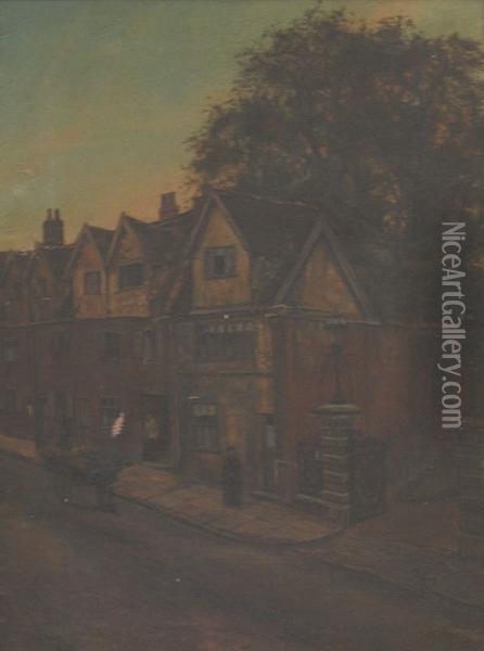 Surrey Street, Norwich Oil Painting - Catherine Maud Nicholls