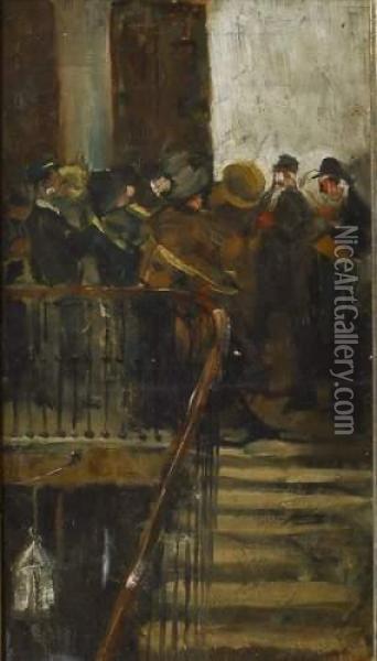 L'orchestre Oil Painting - Francisco Domingo Marques