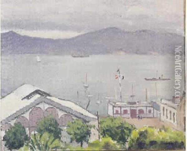 Baie
 De Vigo Espagne Oil Painting - Albert Marquet