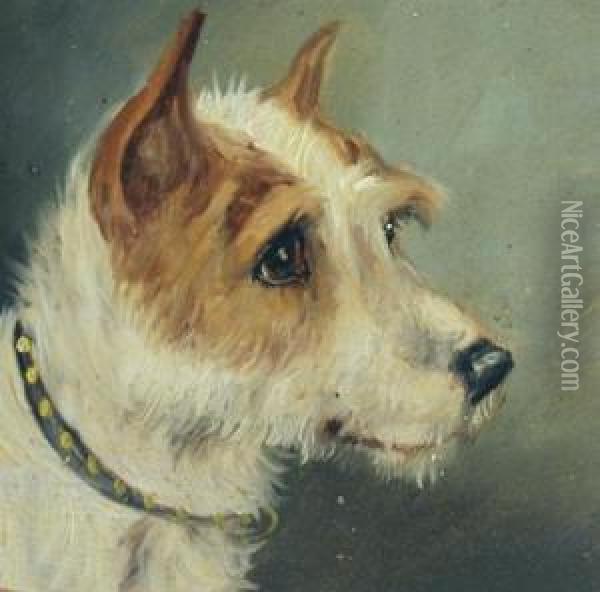 Terriers Oil Painting - George Earl