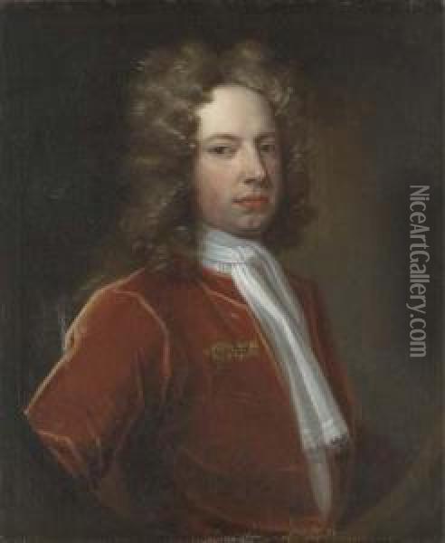 Portrait Of George Rochfort Oil Painting - Charles Jervas