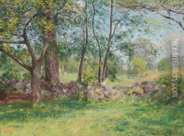 Summer Landscape Oil Painting - Joseph Rodefer DeCamp
