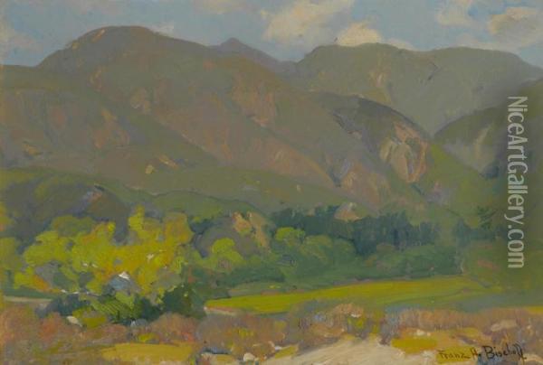 Pasadena Hills Oil Painting - Franz Bischoff