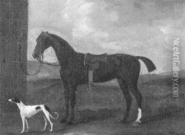 Horse And Hound Oil Painting - Francis Sartorius the Elder