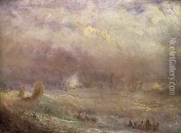 View of Deal Oil Painting - Joseph Mallord William Turner