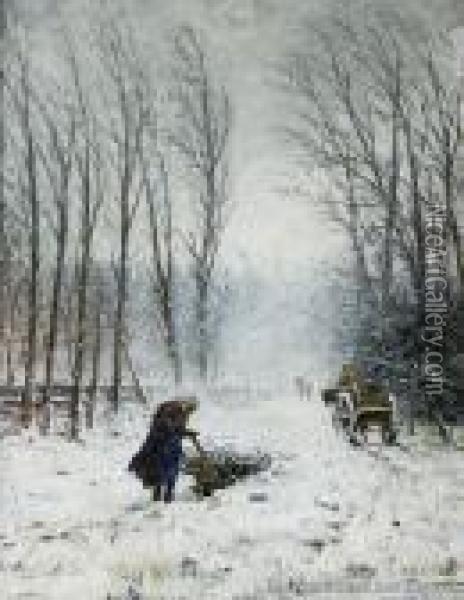 Winter's Tale Oil Painting - Petrus van der Velden