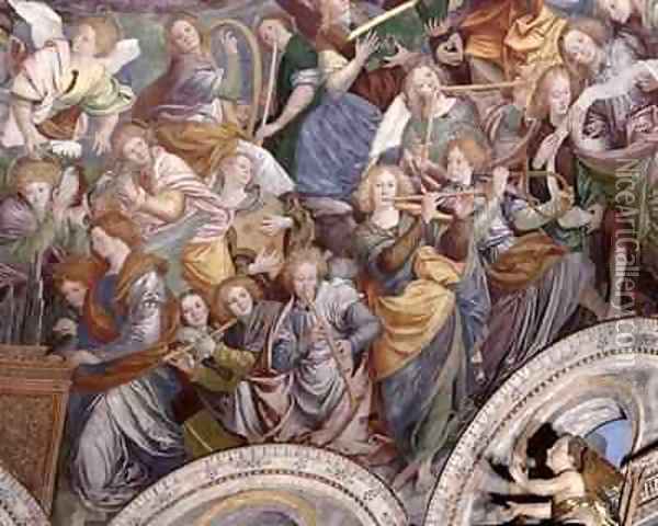 The Concert of Angels 26 Oil Painting - Gaudenzio Ferrari