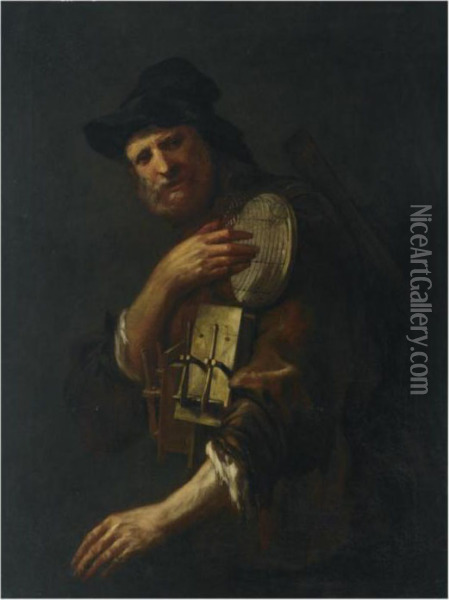 The Ratcatcher Oil Painting - Giuseppe Nogari