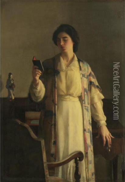The Daguerreotype Oil Painting - William Macgregor Paxton