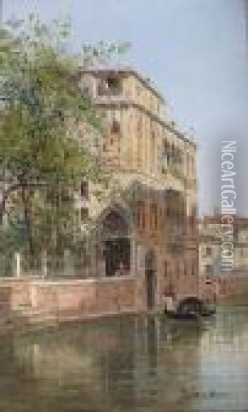 Desdemona's Palace, Venice Oil Painting - Antonietta Brandeis