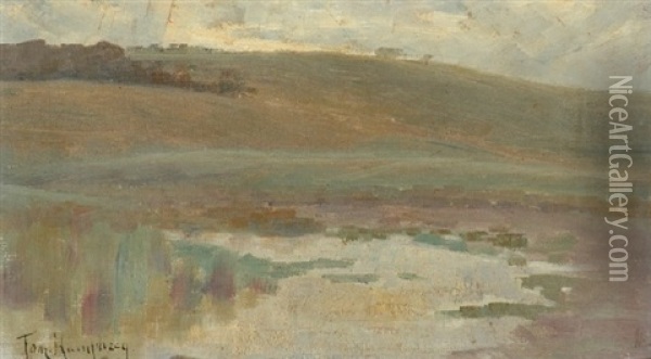 Landscape (study) Oil Painting - Thomas (Tom) Humphrey