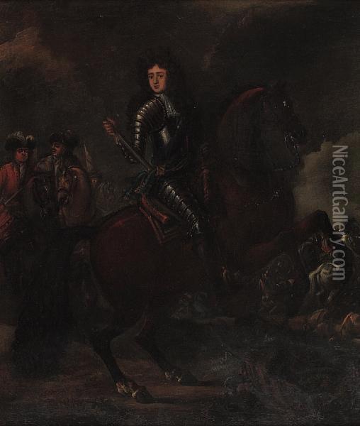 The Duke Of Marlborough Oil Painting - Thomas Wyck