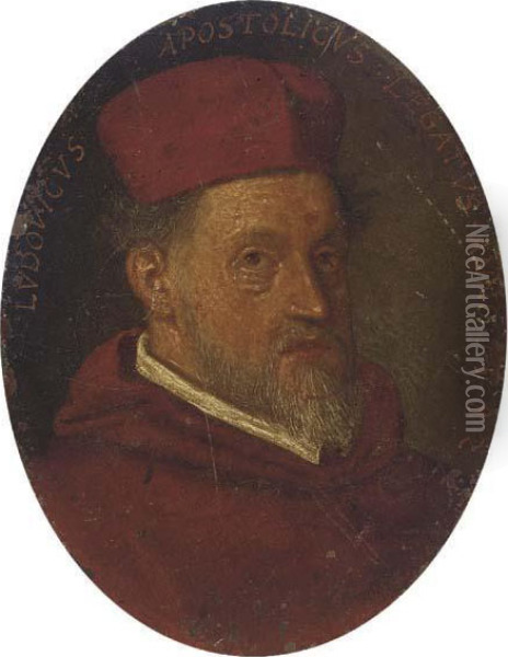 Portrait Of A Cardinal Oil Painting - Jacopo Robusti, II Tintoretto